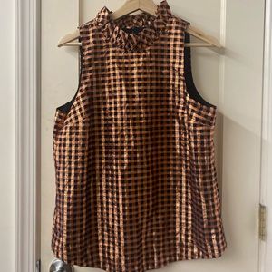 Re-imagined by J. Crew Metallic Sleeveless Blouse